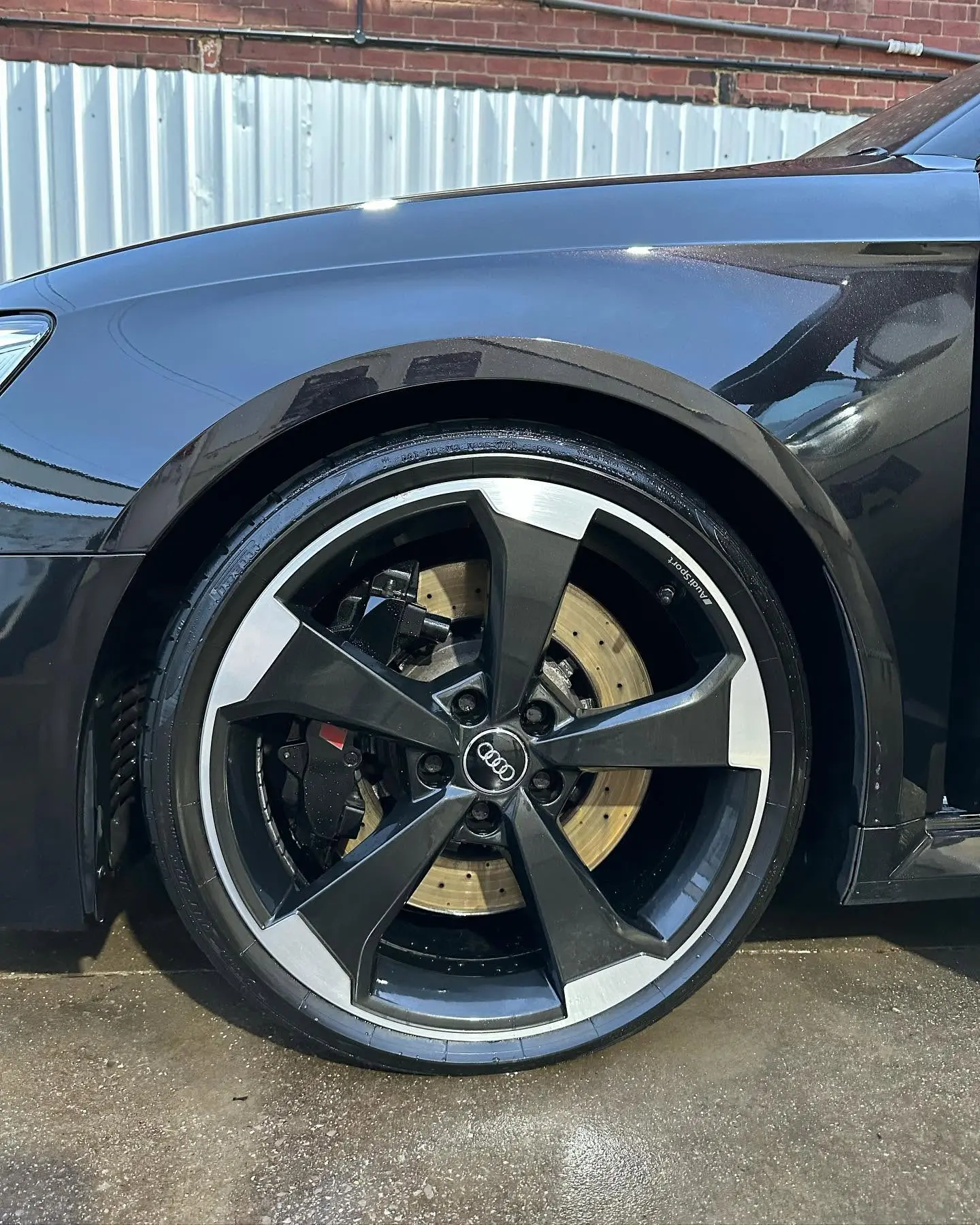 Alloy wheel cleaning, after